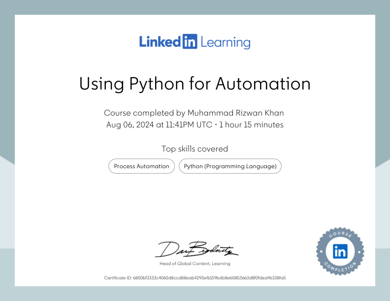 LinkedIn Learning Certificate (5)